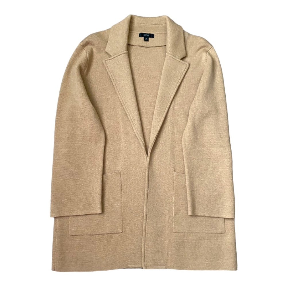 J Crew Sophie open-front sweater-blazer, Size M - Picture 3 of 6